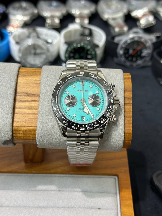 Seiko Mods - Flamingo Blue