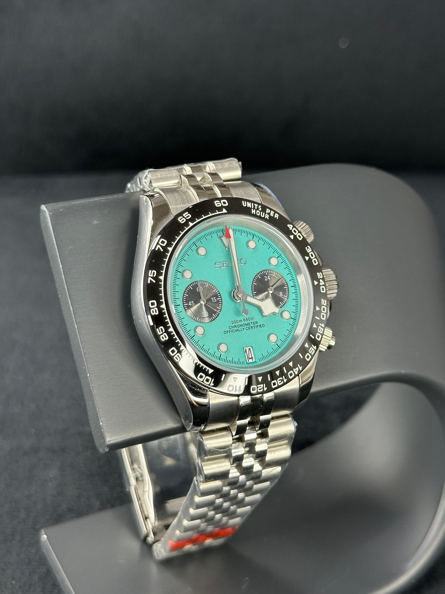 Seiko Mods - Flamingo Blue