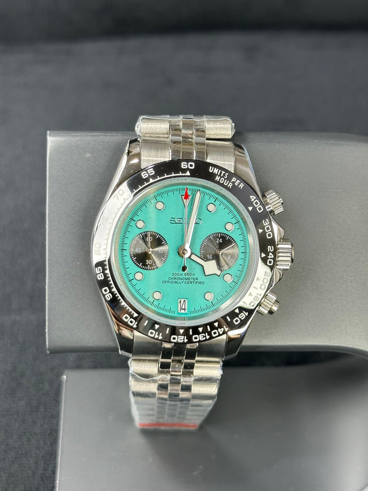Seiko Mods - Flamingo Blue